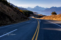 Road to Lake Pukaki