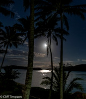 Moon rise from Daydream Island